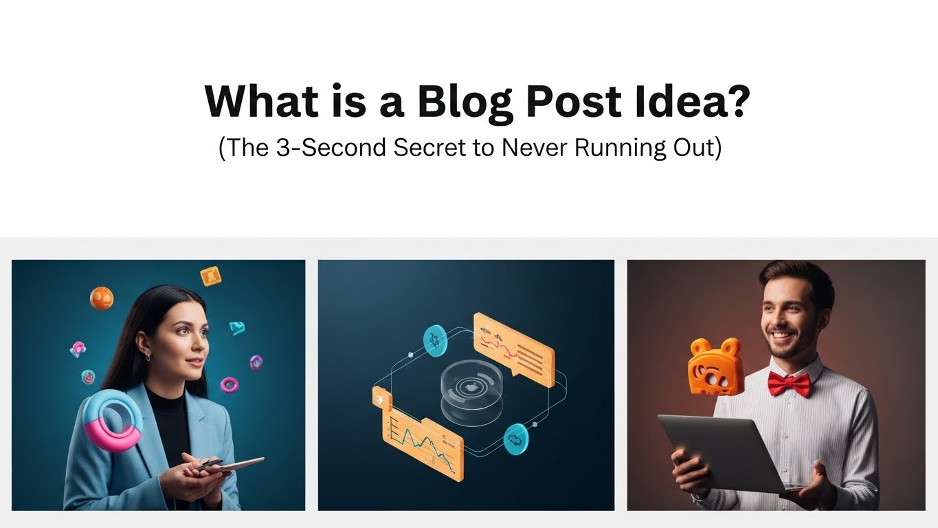What is a Blog Post Idea? (The 3-Second Secret to Never Running Out)
